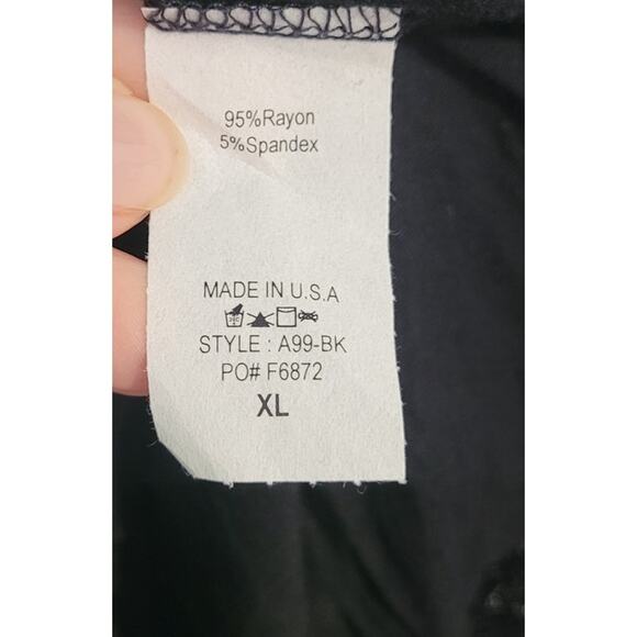 Christine Alexander NWT Asymmetrical Embellished Lacey Blouse – Black – XL - Picture 13 of 13